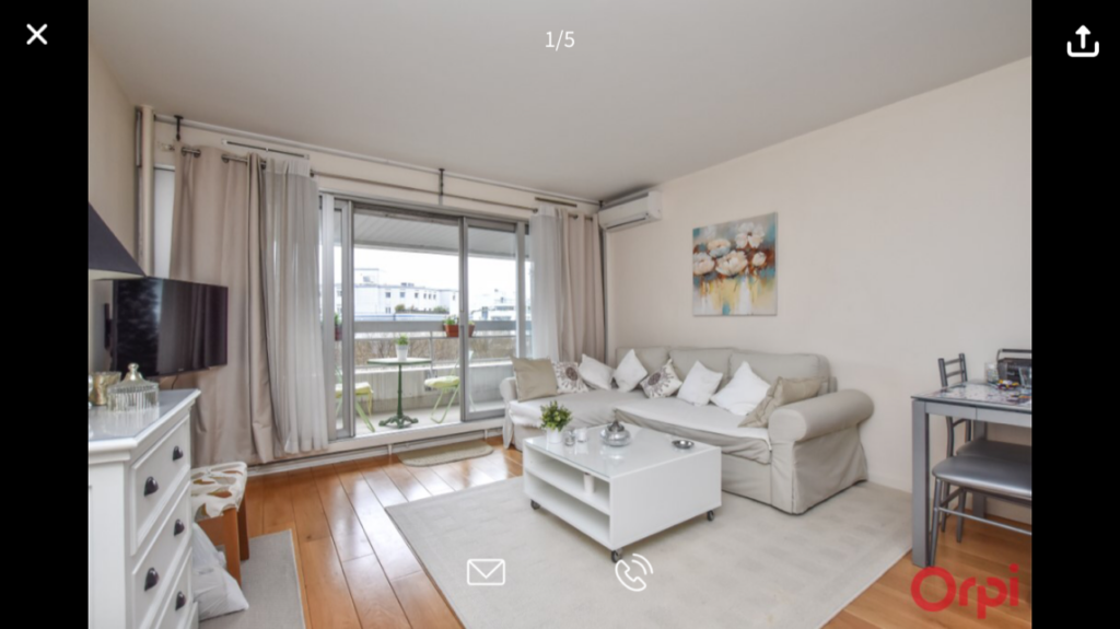 New! Studio meublé avec vue - bail code civil uniquement