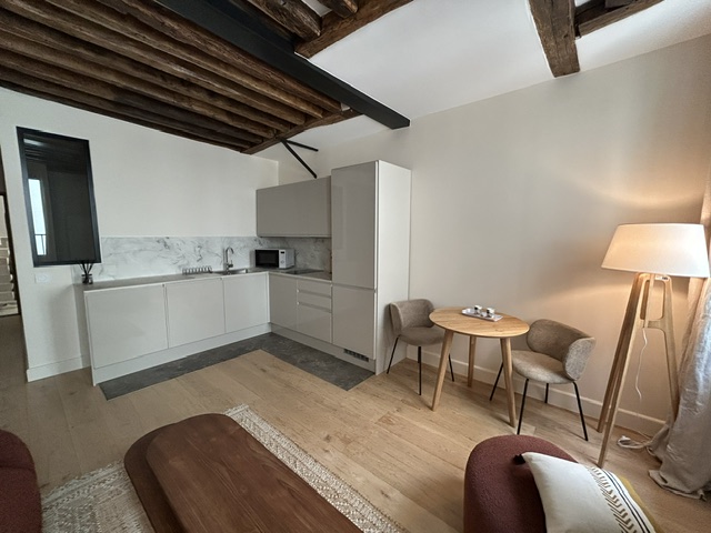 PARIS 5e – SAINT-MICHEL / QUARTIER LATIN – SUPERBE STUDIO MEUBLÉ DE 34,62 M² ENTIÈREMENT ÉQUIPÉ